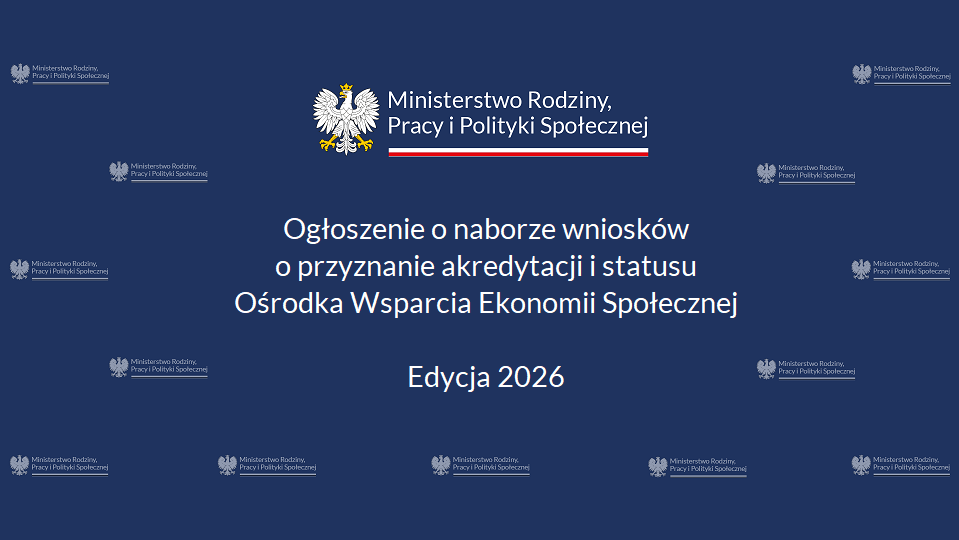 Nabór do&nbsp;Krajowego Komitetu Rozwoju Ekonomii Społecznej V&nbsp;kadencji na&nbsp;lata 2026-2029
